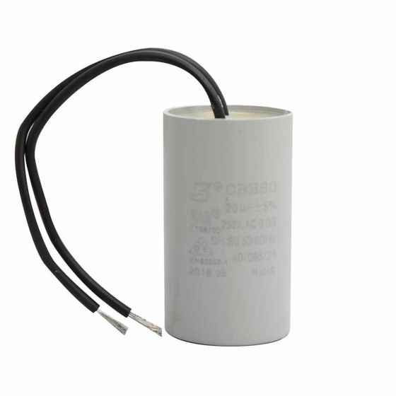 Capacitor 20MF ±5%, 250V, para la bomba DRANA-X-03-1127-A