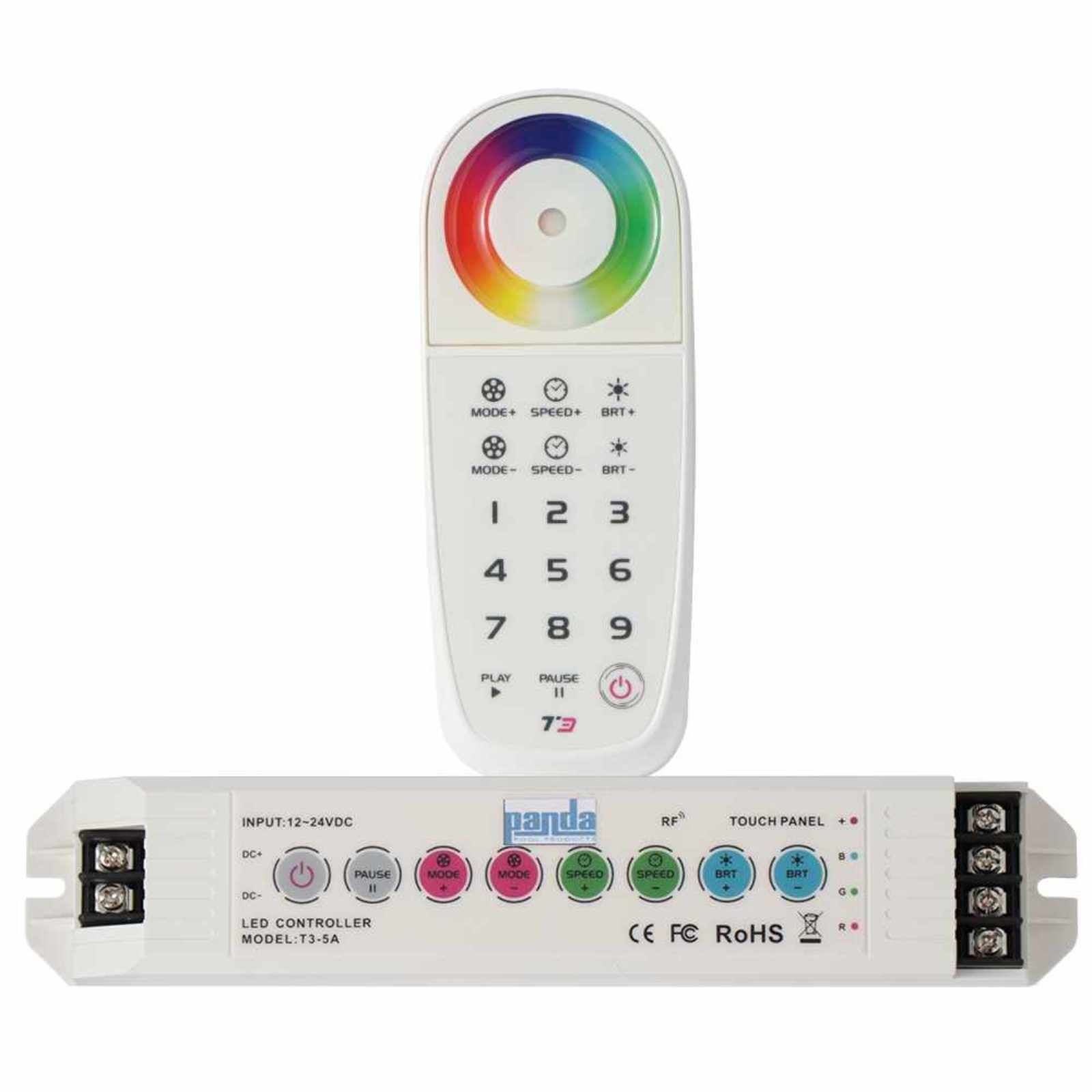 Vibrar a menudo brumoso CTRL-180-12D Controlador con control remoto para lámpara LED