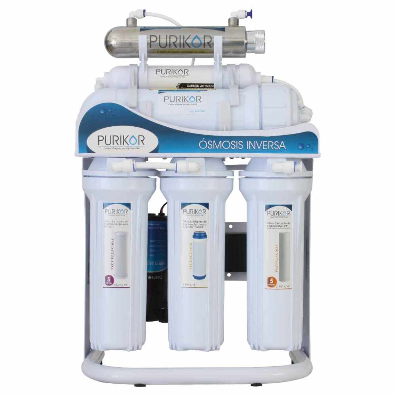 Kit de filtración de ósmosis inversa Purificador de agua de acero