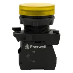 Indicador LED Ámbar 230V