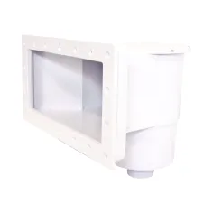 Desnatador de tapa cuadrada con canastilla para piscina